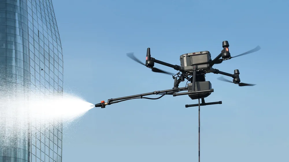 Drone en operación